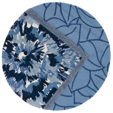Safavieh Fifth Avenue 5'-0" x 5'-0" Rug in Blue / Ivory