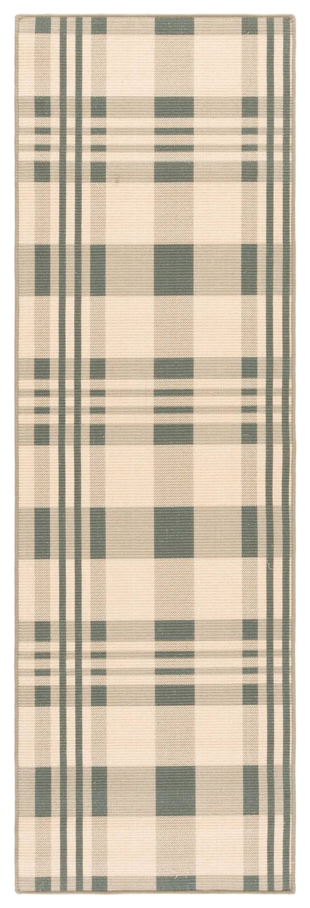 Safavieh Natural Fiber 2'-6" x 8'-0" Rug in Natural / Green