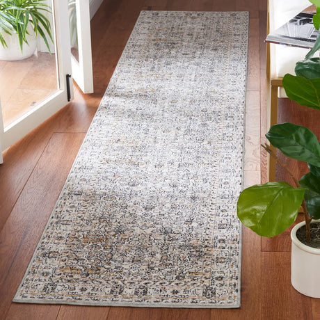 Safavieh Moondust 600 2'-0" x 9'-0" Rug in Ivory / Grey