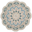 Safavieh Novelty 3'-0" x 3'-0" Rug in Grey / Blue