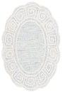 Safavieh Novelty 3'-0" x 5'-0" Rug in Light Grey / Ivory