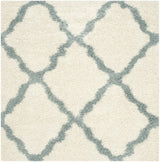 Safavieh Sgd-Dallas Shag 6'-0" x 6'-0" Rug in Ivory / Light Blue