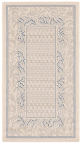 Safavieh Courtyard 2'-0" x 3'-7" Rug in Natural / Blue