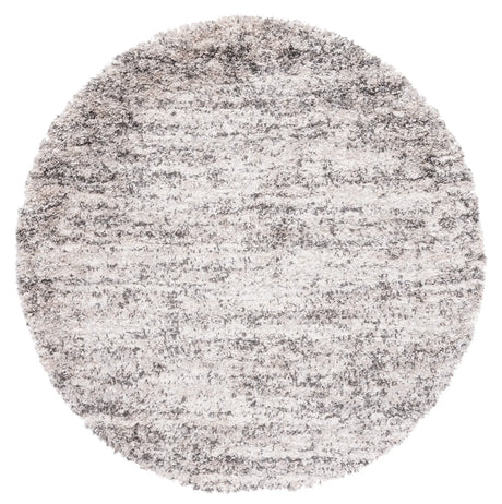 Safavieh Iceland Shag 6'-7" x 6'-7" Rug in Cream / Grey