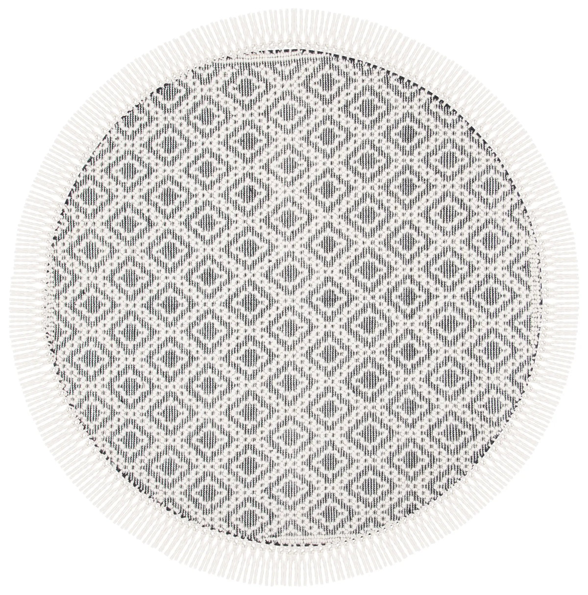 Safavieh Natura 6'-0" x 6'-0" Rug in Ivory / Black