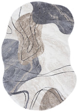 Safavieh Contour 300 5'-5" x 7'-6" Rug in Grey / Ivory