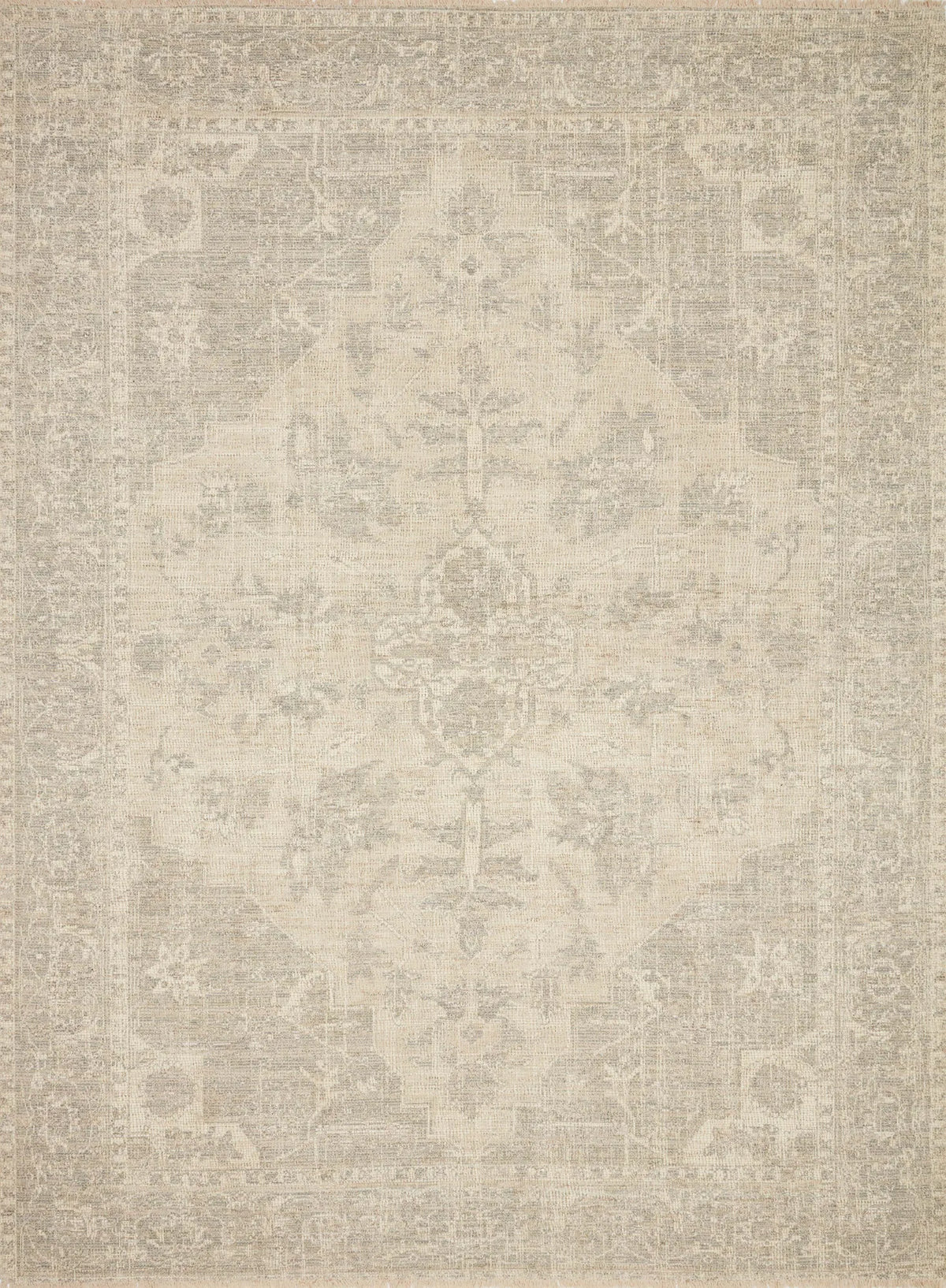 Loloi Priya Pry-04 Ivory/Grey Rugs - main flat