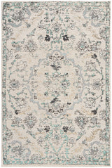 Safavieh Classic Vintage 4'-0" x 6'-0" Rug in Grey / Turquoise