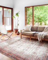 Loloi Layla Lay-12 Ivory/Brick Rugs - room scene 1