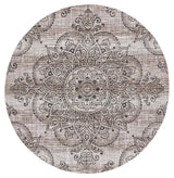Safavieh Havana 6'-7" x 6'-7" Rug in Light Brown / Black