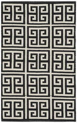 Safavieh Montauk 2'-0" x 3'-0" Rug in Black / Ivory