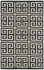 Safavieh Montauk 2'-0" x 3'-0" Rug in Black / Ivory