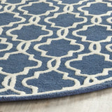 Safavieh Cambridge 6'-0" x 6'-0" Rug in Navy / Ivory