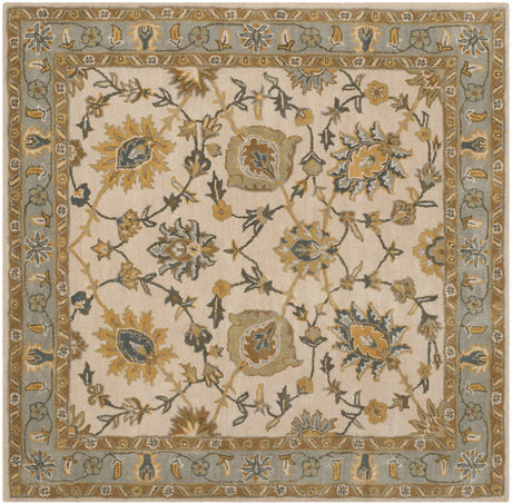 Safavieh Classic 6'-0" x 6'-0" Rug in Ivory / Light Blue