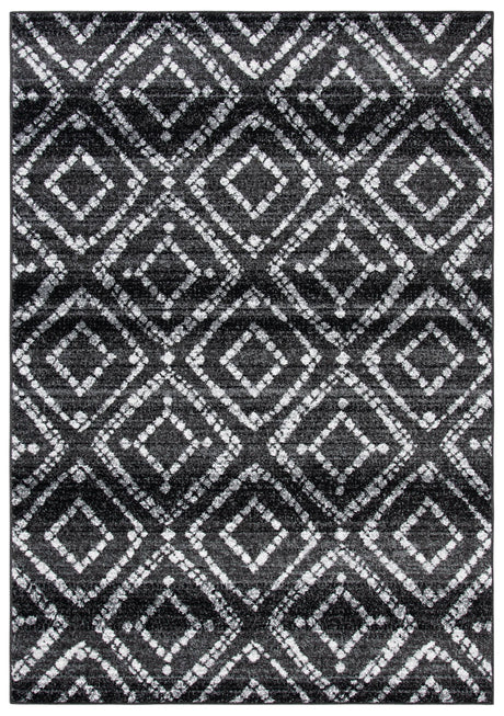 Safavieh Adirondack 4'-0" x 6'-0" Rug in Black / Ivory