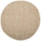 Safavieh Natural Fiber 6'-0" x 6'-0" Rug in Ivory / Natural