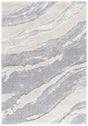 Safavieh Hi-Lo Shag 4'-0" x 6'-0" Rug in Grey / Light Beige