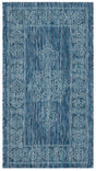 Safavieh Courtyard 2'-0" x 3'-7" Rug in Navy / Ivory