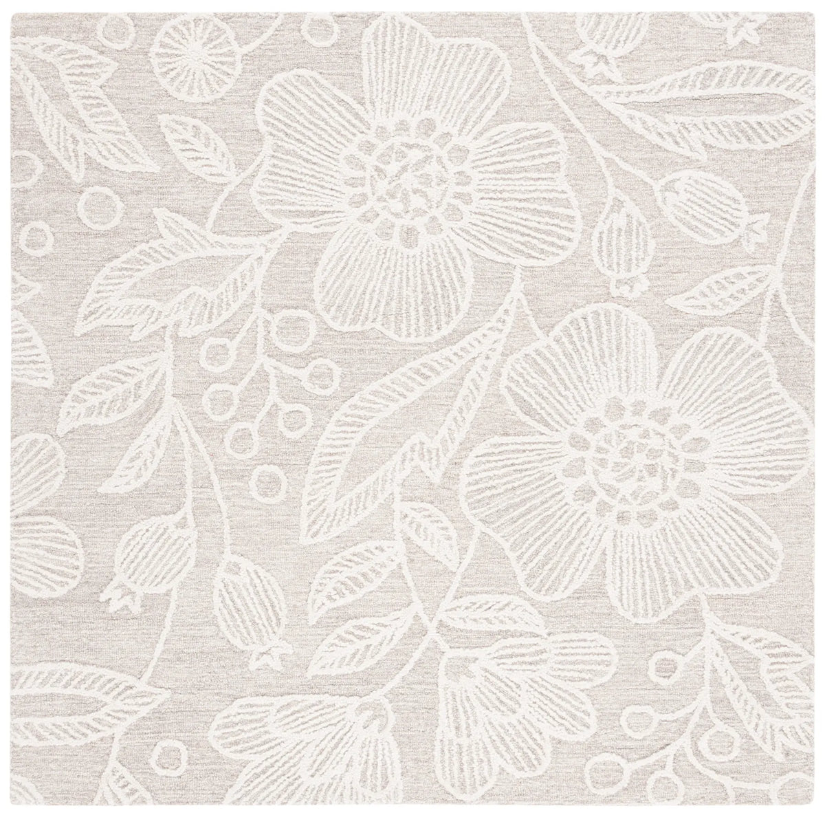 Safavieh Jardin 6'-0" x 6'-0" Rug in Natural / Ivory