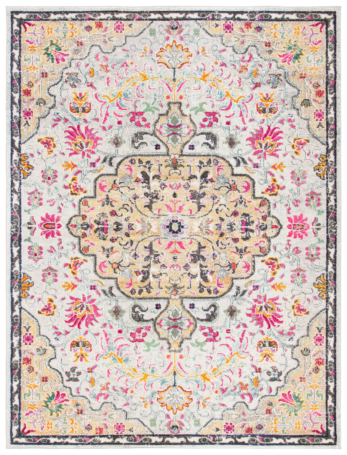 Safavieh Madison 10'-0" x 14'-0" Rug in Grey / Gold