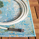 Safavieh Barbados 500 4'-0" x 6'-0" Rug in Light Blue / Green