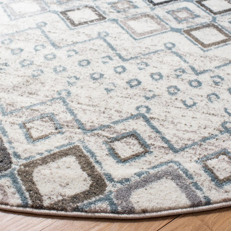 Safavieh Amsterdam 10'-0" x 10'-0" Rug in Ivory / Grey