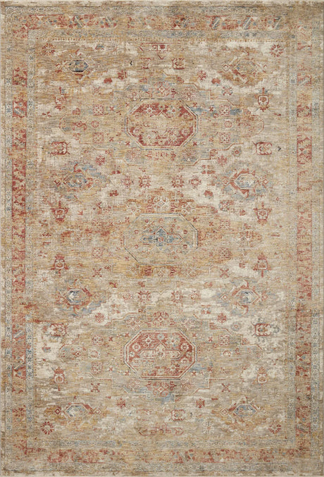 Loloi Gaia Gaa-02 Gold/Taupe Rugs - main flat