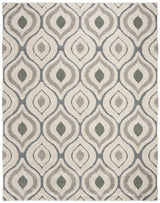 Safavieh Florida Shag 9'-6" x 13'-0" Rug in Cream / Light Blue