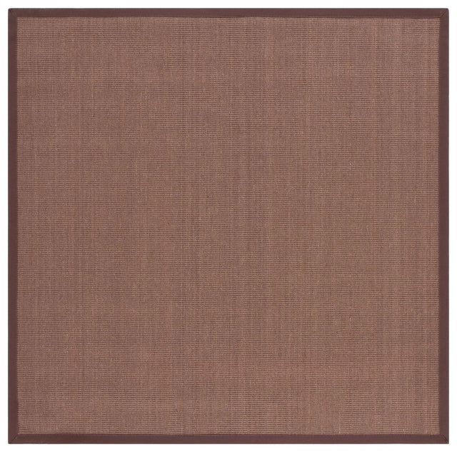 Safavieh Natural Fiber 6'-0" x 6'-0" Rug in Brown / Brown