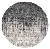 Safavieh Retro 6'-0" x 6'-0" Rug in Black / Light Grey