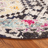 Safavieh Madison 5'-0" x 5'-0" Rug in Black / Yellow