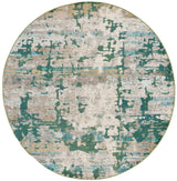 Safavieh Madison 6'-7" x 6'-7" Rug in Green / Beige