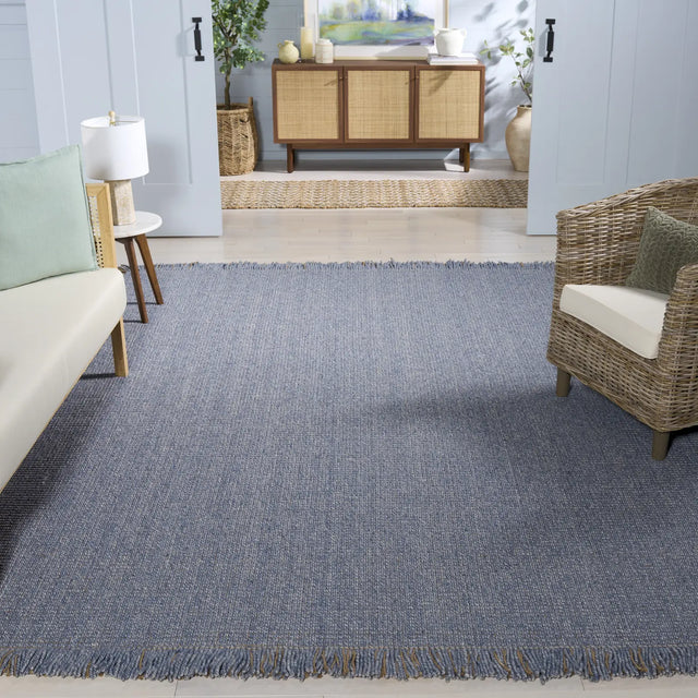 Safavieh Natural Fiber 6'-0" x 9'-0" Rug in Navy