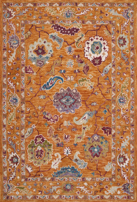 Loloi Padma Pma-01 Orange/Multi Rugs - main flat