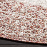 Safavieh Courtyard 5'-3" x 5'-3" Rug in Light Beige / Terracotta