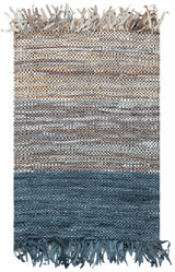 Safavieh Vintage Leather 2'-0" x 3'-0" Rug in Blue / Grey