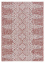 Safavieh Courtyard 5'-3" x 7'-7" Rug in Rust / Grey