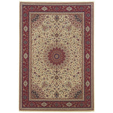Oriental Weavers Sphinx Ariana 095j3 Ivory / Red Rugs - main flat