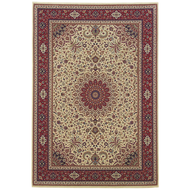 Oriental Weavers Sphinx Ariana 095j3 Ivory / Red Rugs - main flat