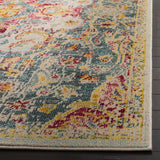 Safavieh Phoenix 100 4'-0" x 6'-0" Rug in Blue / Yellow
