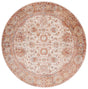 Safavieh Valencia 6'-4" x 6'-4" Rug in Ivory / Rust