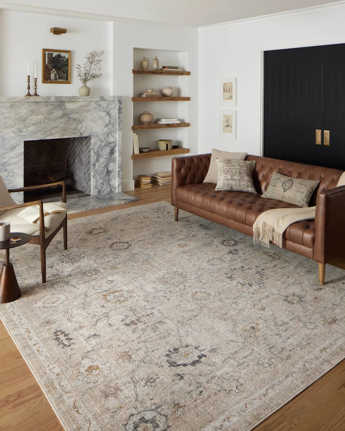 Loloi Monroe Mon-04 Natural/Multi Rug - room scene 3