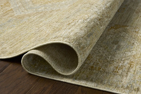 Loloi Elora ELR-09 Traditional Power Loomed Pistachio, Clay Rug - pile height