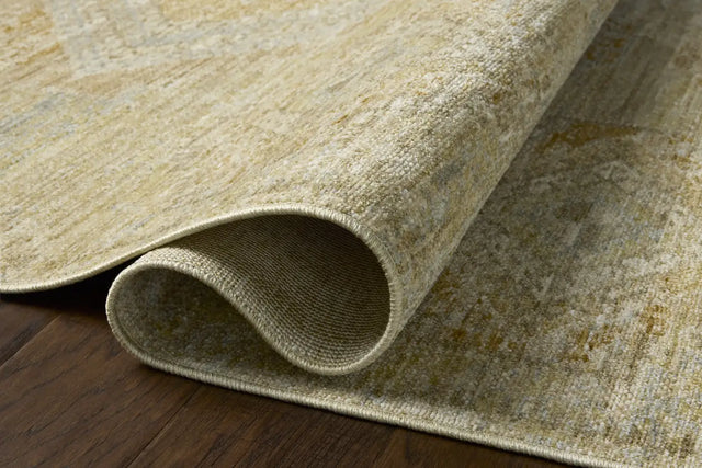 Loloi Elora ELR-09 Traditional Power Loomed Pistachio, Clay Rug - pile height
