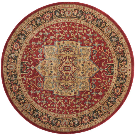 Safavieh Mahal 5'-1" x 5'-1" Rug in Natural / Navy