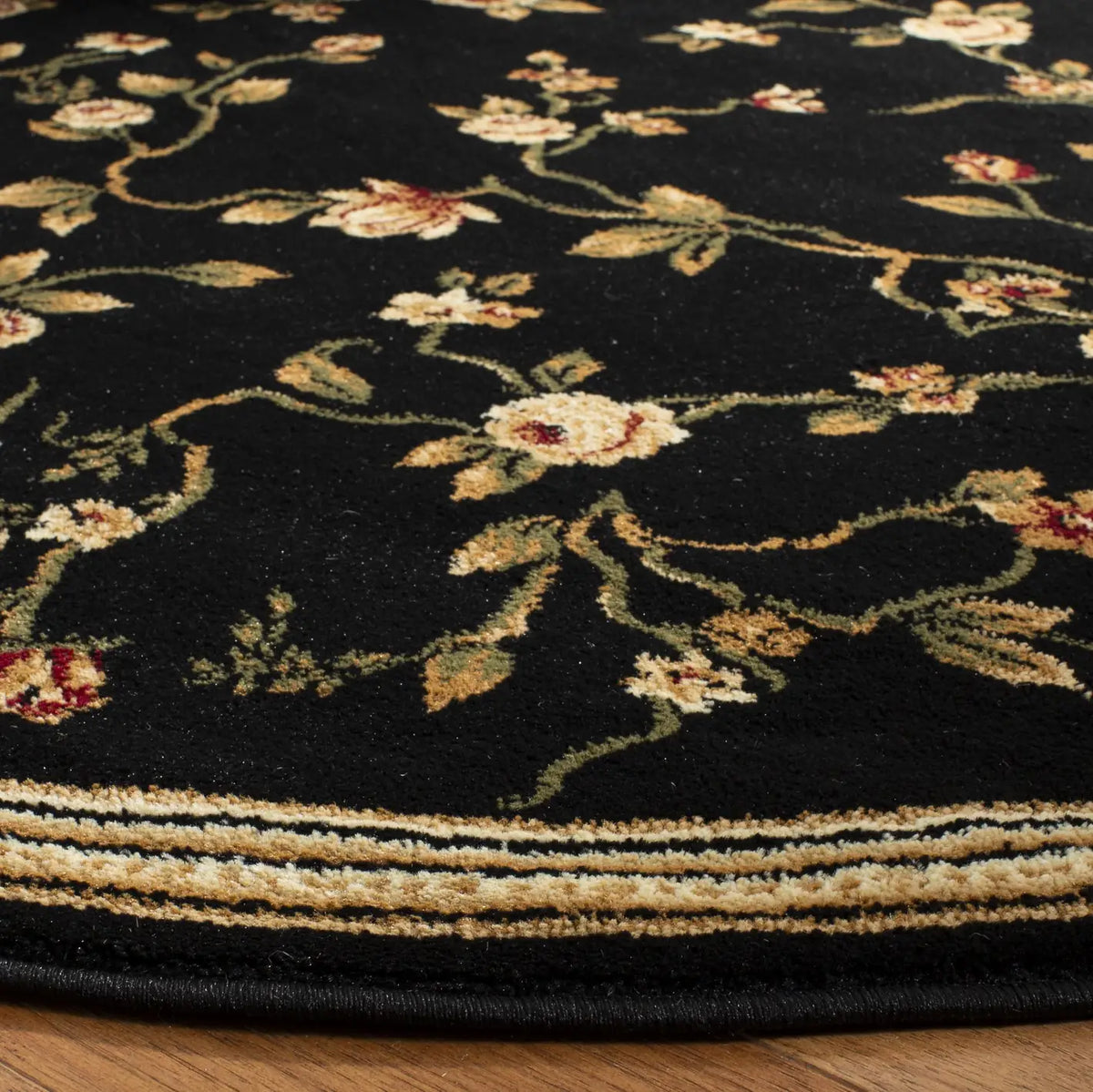 Safavieh Lyndhurst 5'-3" x 5'-3" Rug in Black