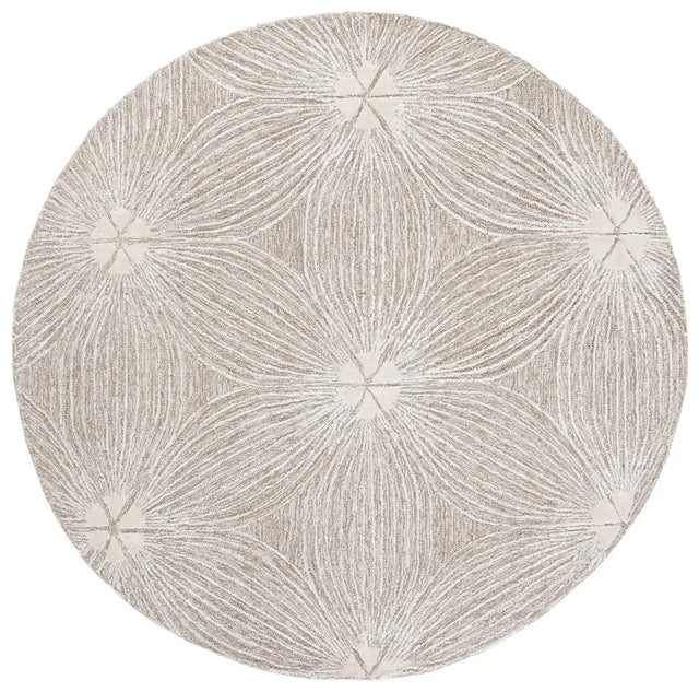 Safavieh Glamour 6'-0" x 6'-0" Rug in Beige / Ivory