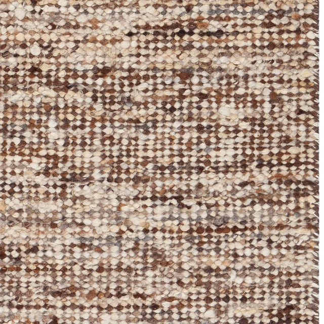 Chandra Michaela MIC-57401 Brown / Whitte rug, close-up detail