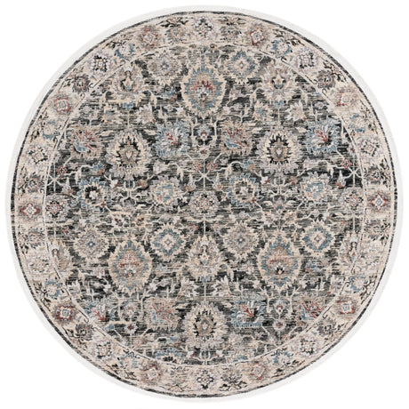 Safavieh Artifact 6'-7" x 6'-7" Rug in Charcoal / Ivory