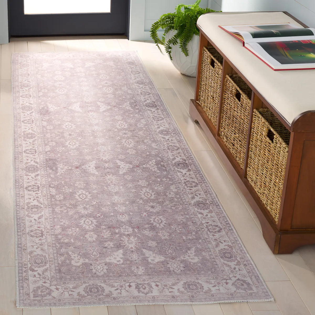 Safavieh Arizona 2'-6" x 8'-0" Rug in Grey / Ivory